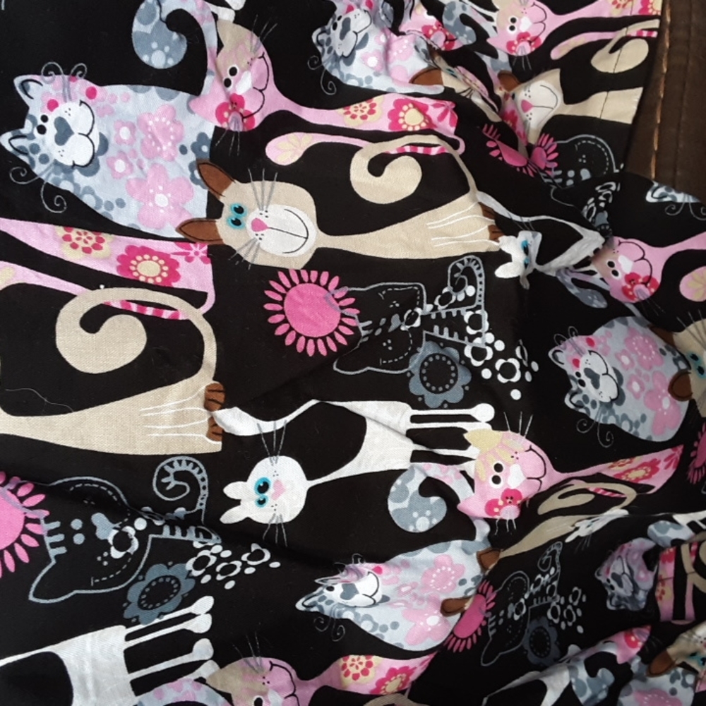 H.Q. kitty inspired scrub top
